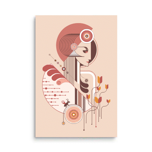 Fire Goddess - Canvas Print