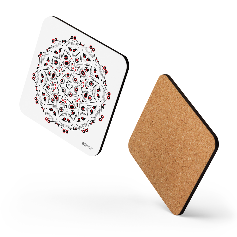 Mandala Coasters - Set of Four