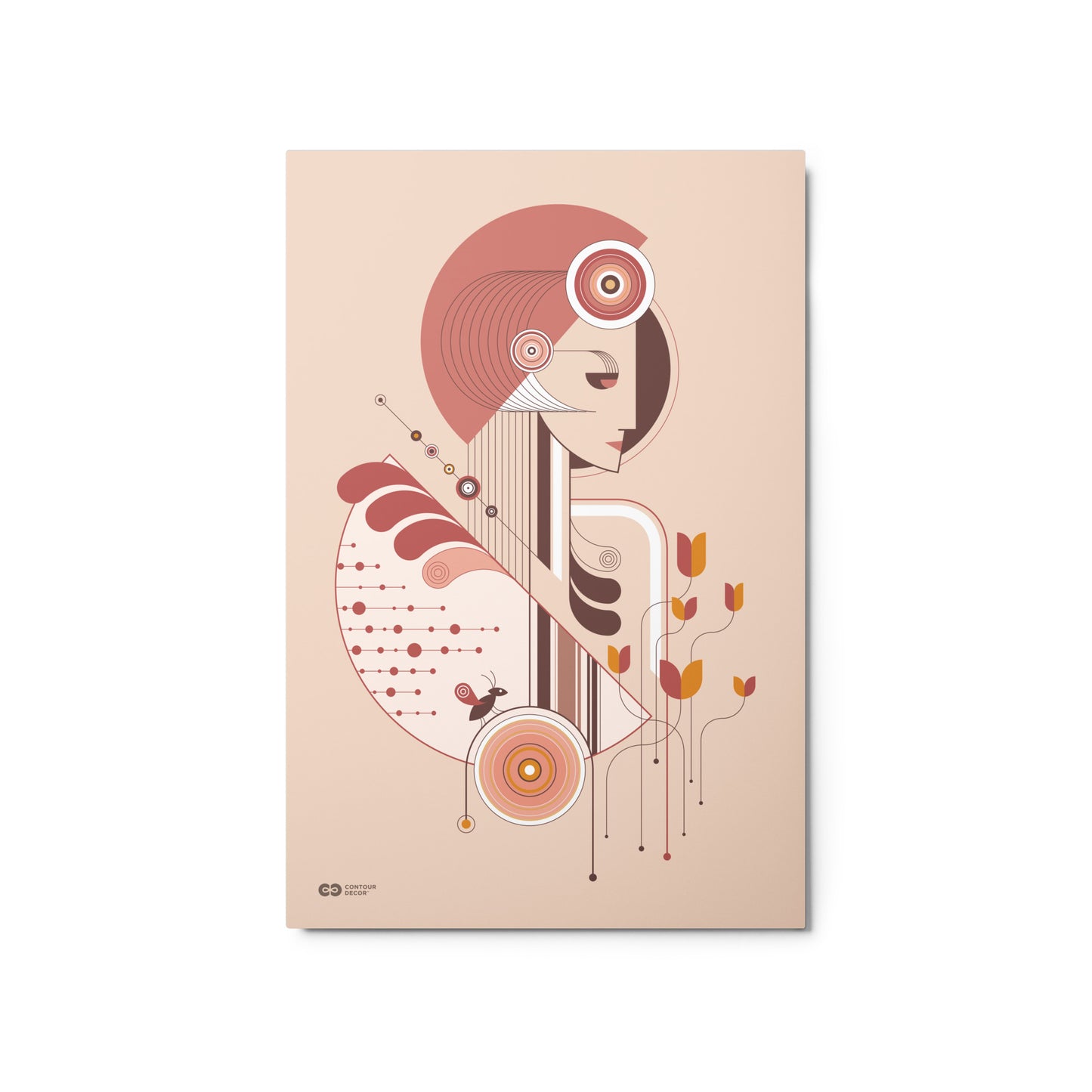 Fire Goddess - Metal Print