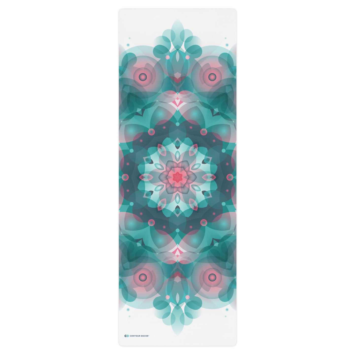 Jade Bloom Mandala - Yoga Mat