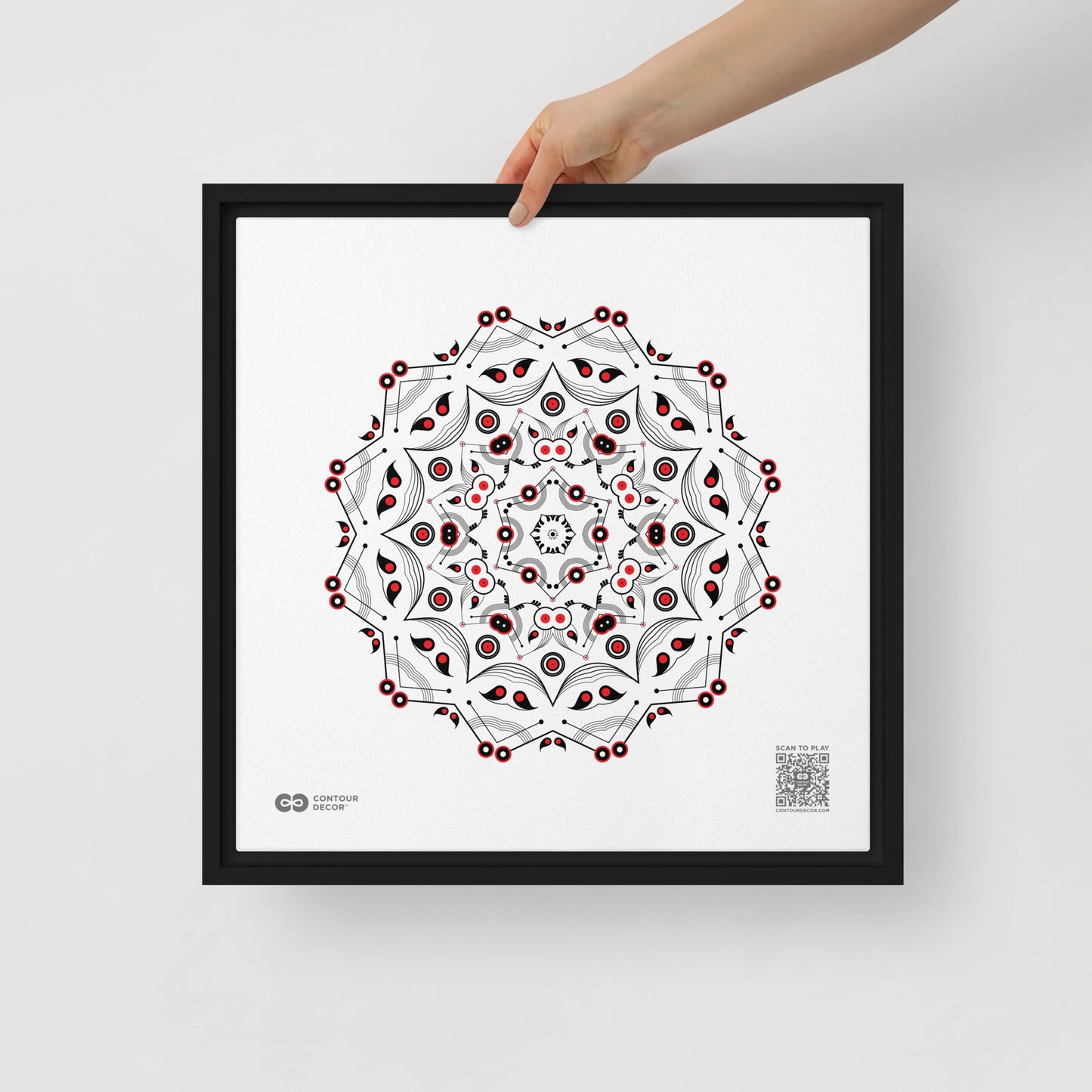 Mandala I - Framed Canvas