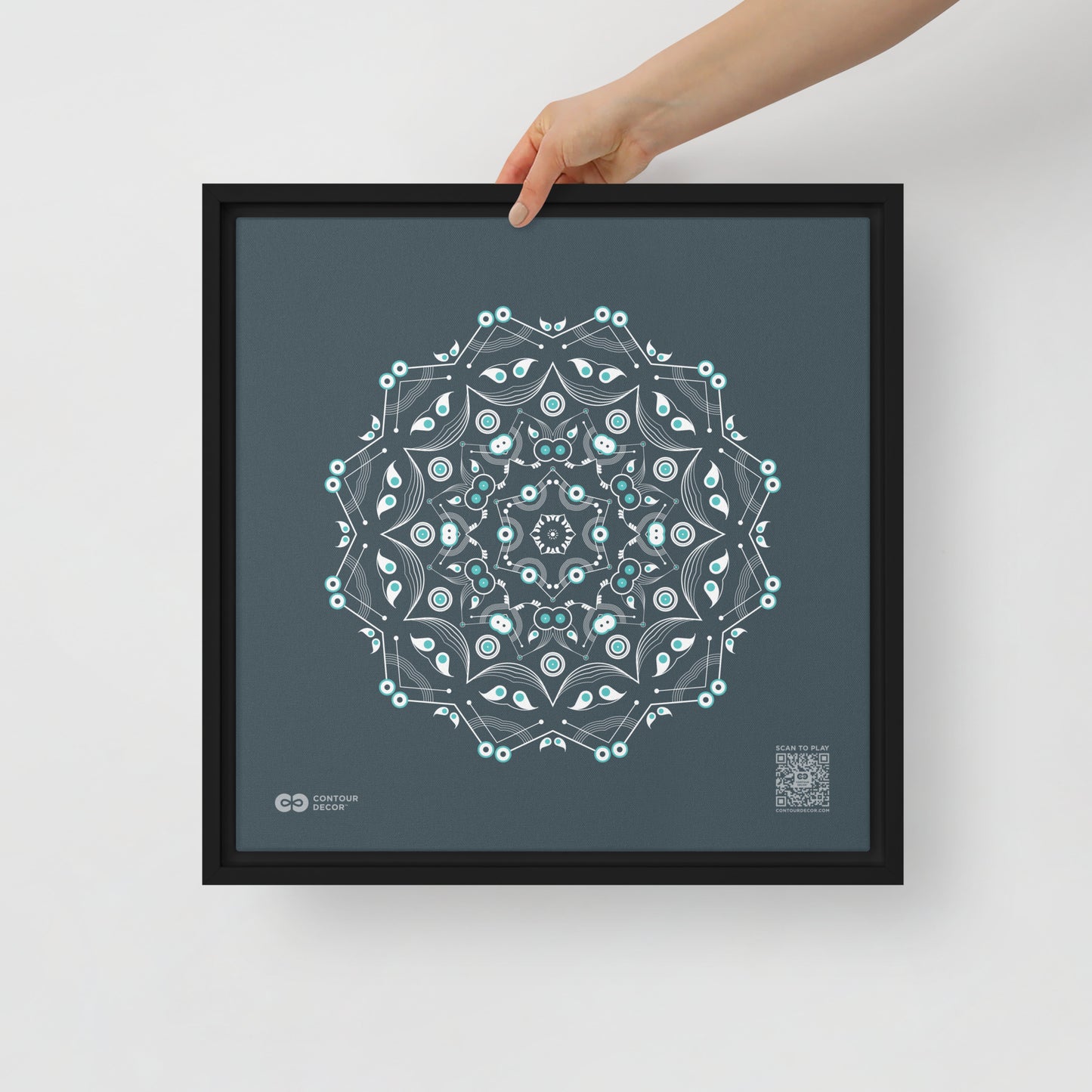 Mandala I - Framed Canvas