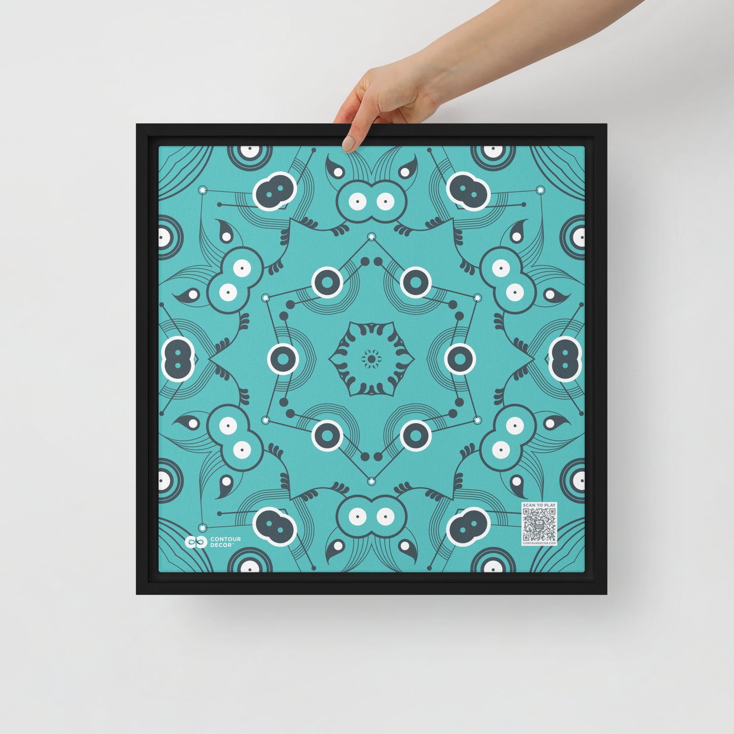 Mandala II - Framed Canvas