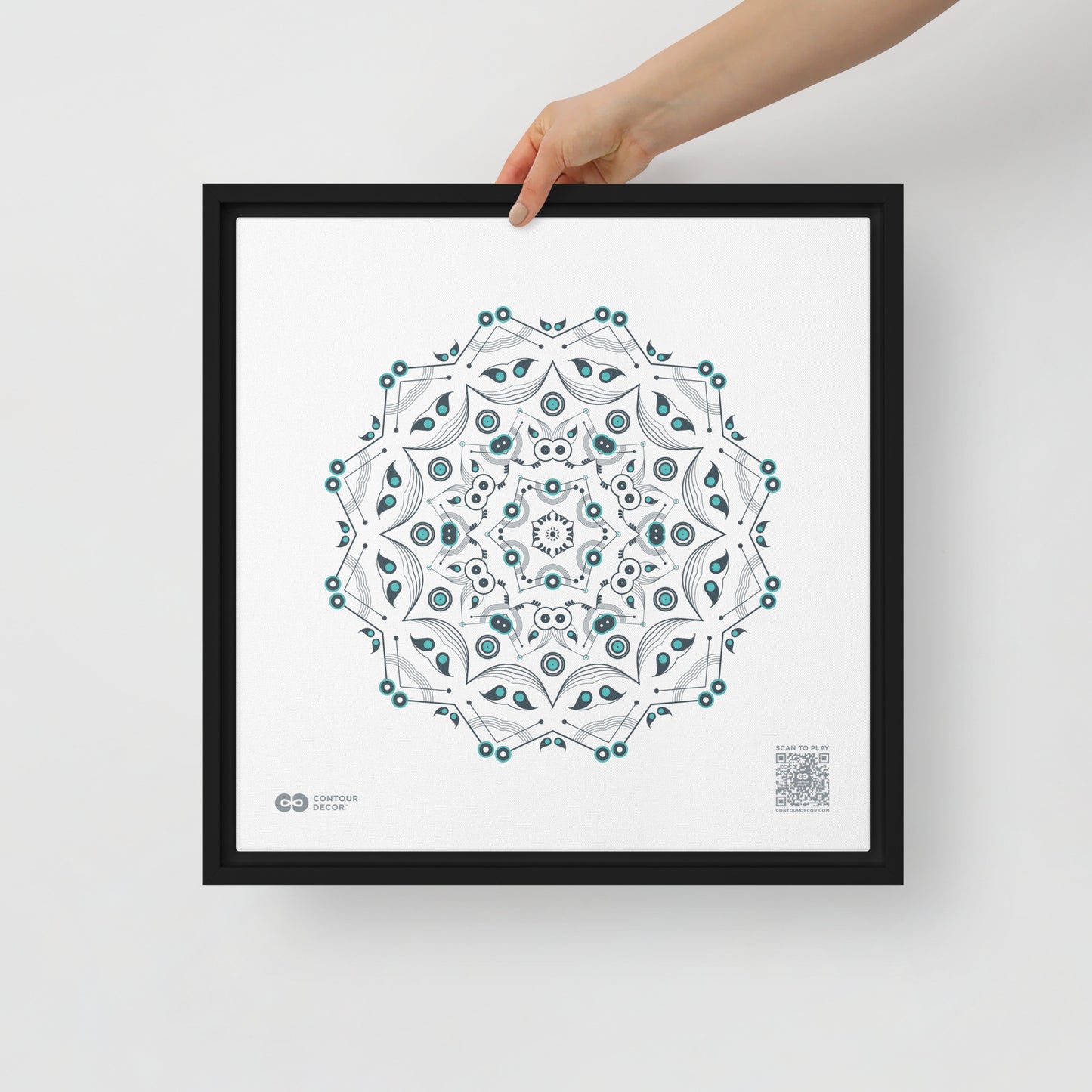 Mandala I - Framed Canvas