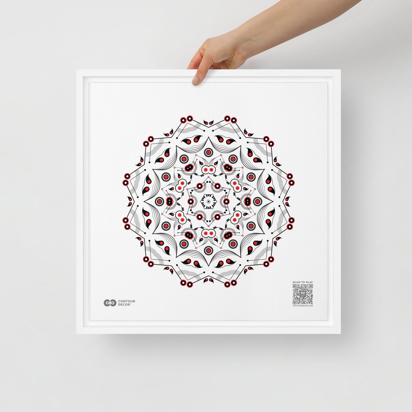 Mandala I - Framed Canvas