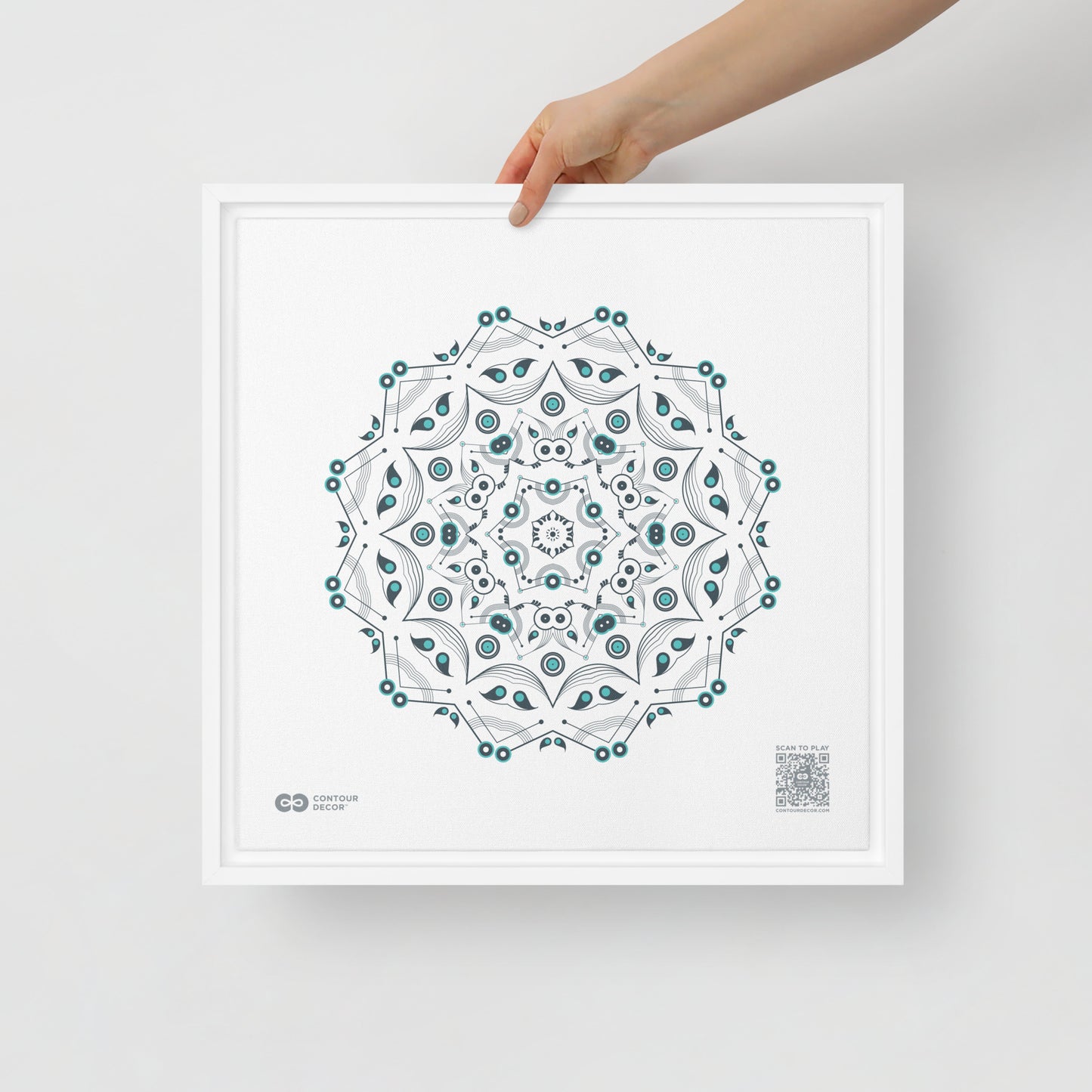 Mandala I - Framed Canvas