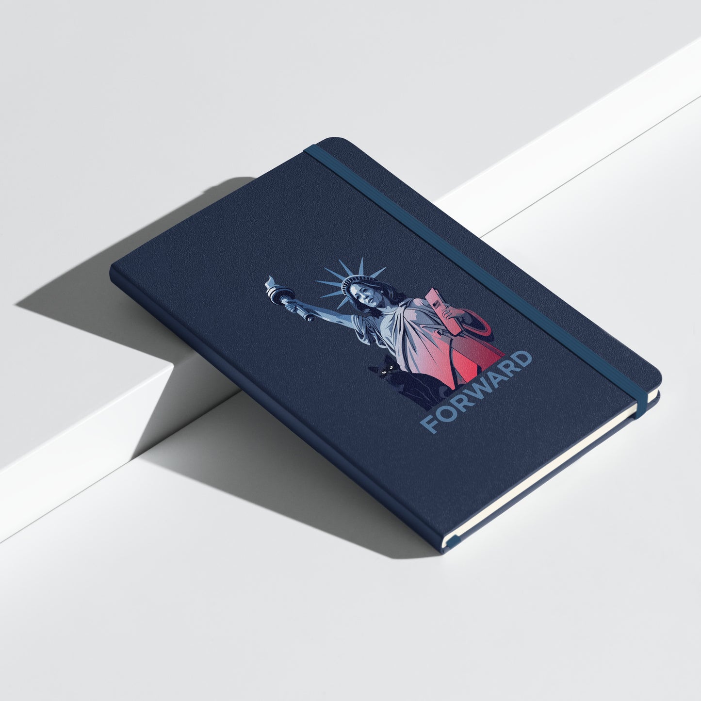 Hardcover bound notebook