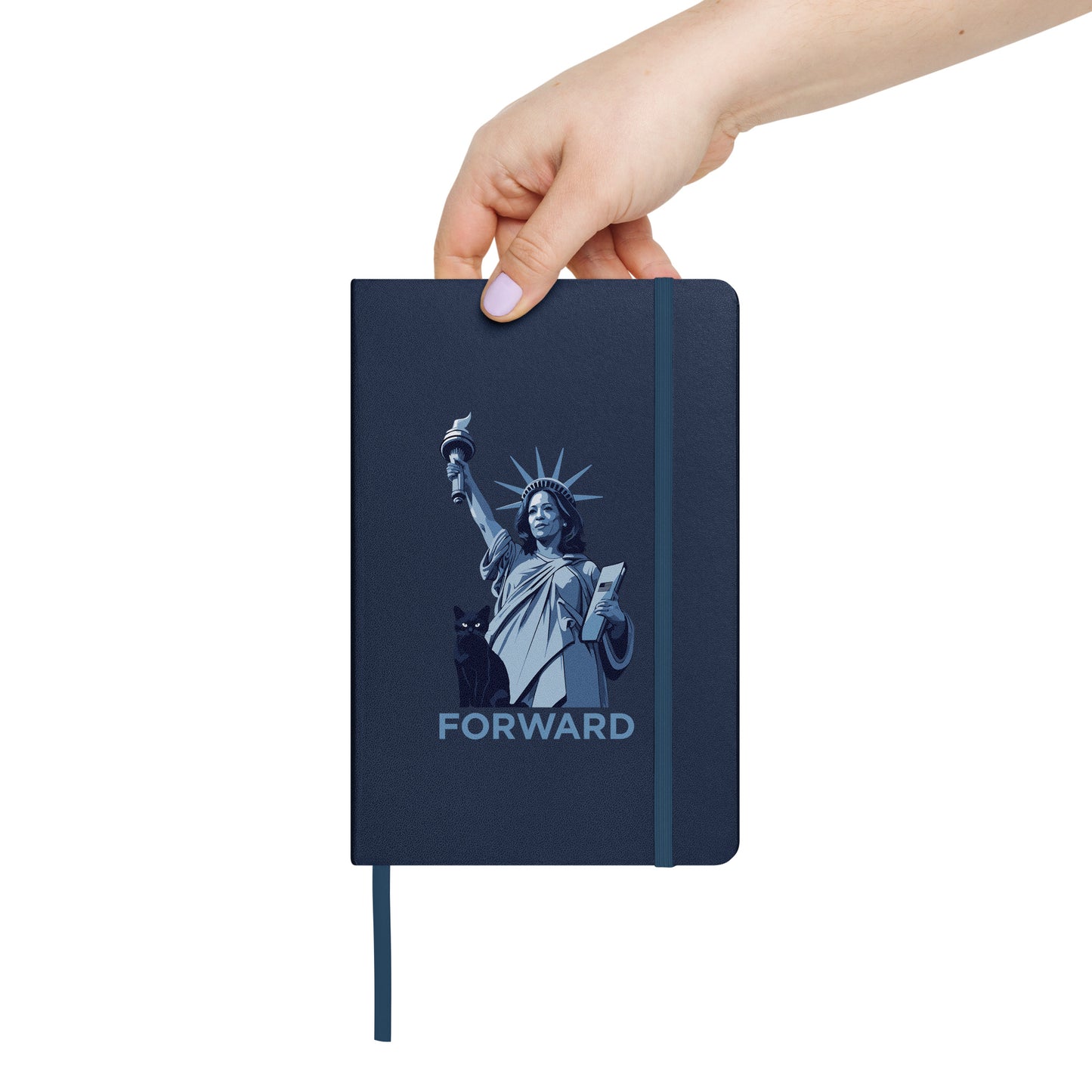 Hardcover bound notebook