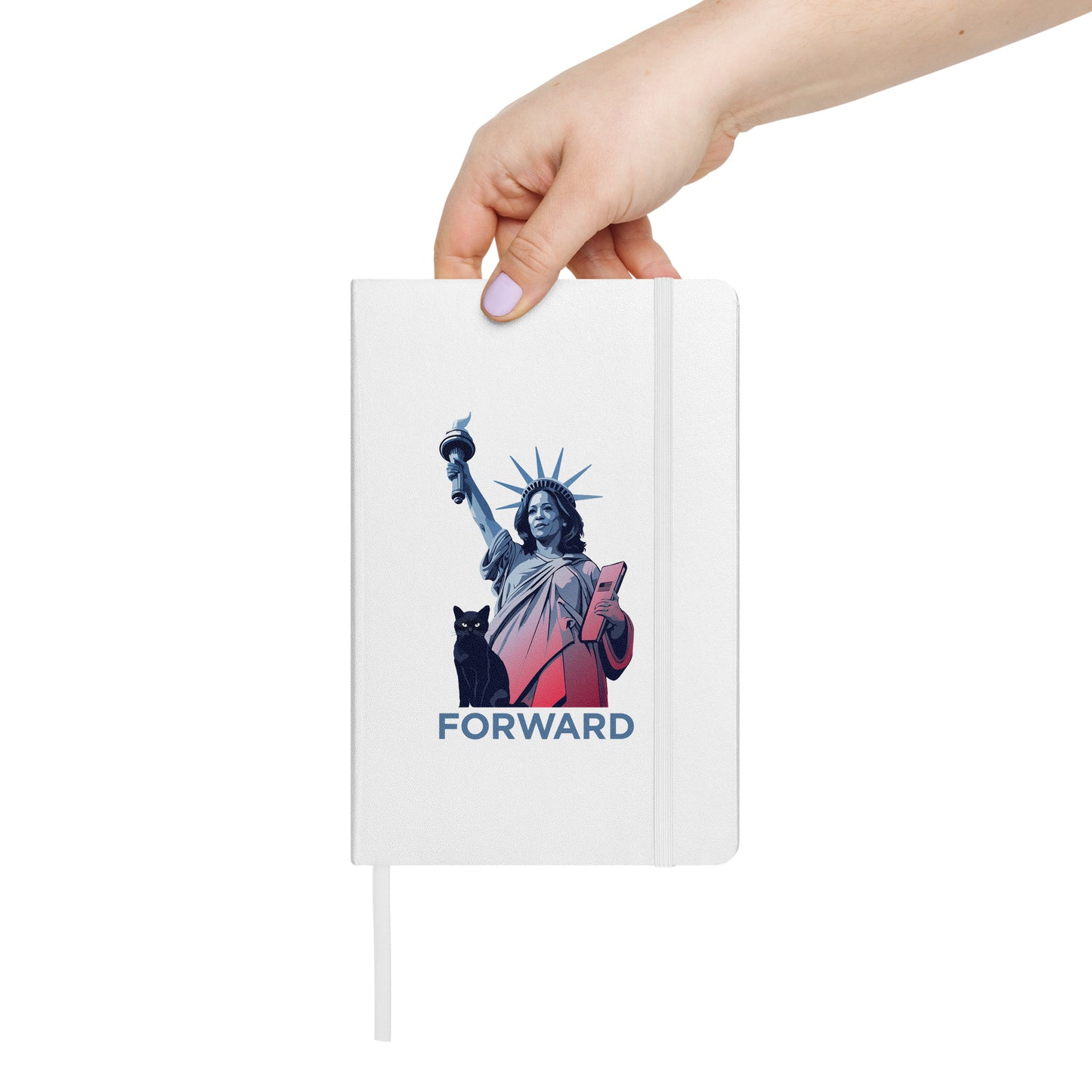 Hardcover bound notebook