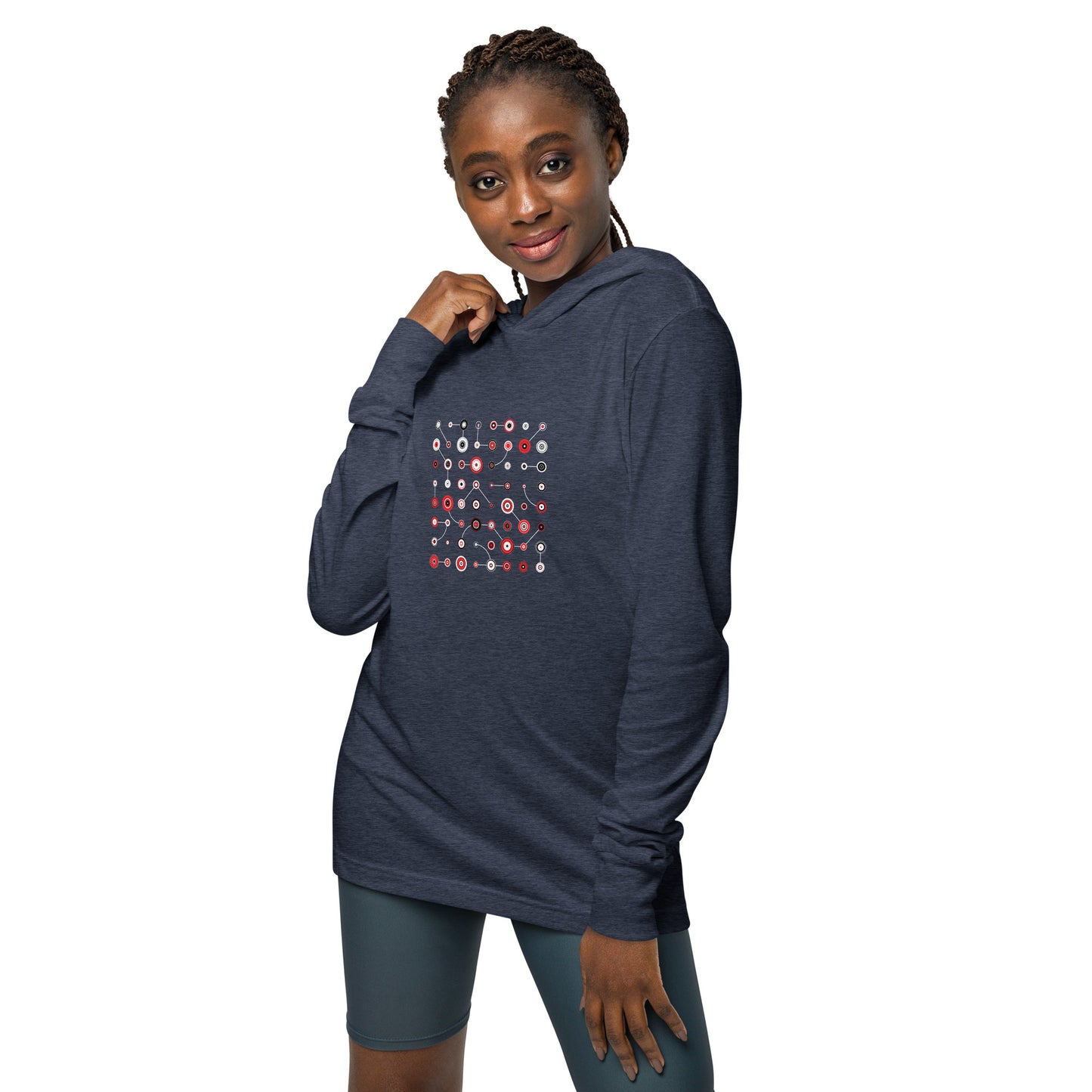 Cheeky Art - unisex hooded long-sleeve tee