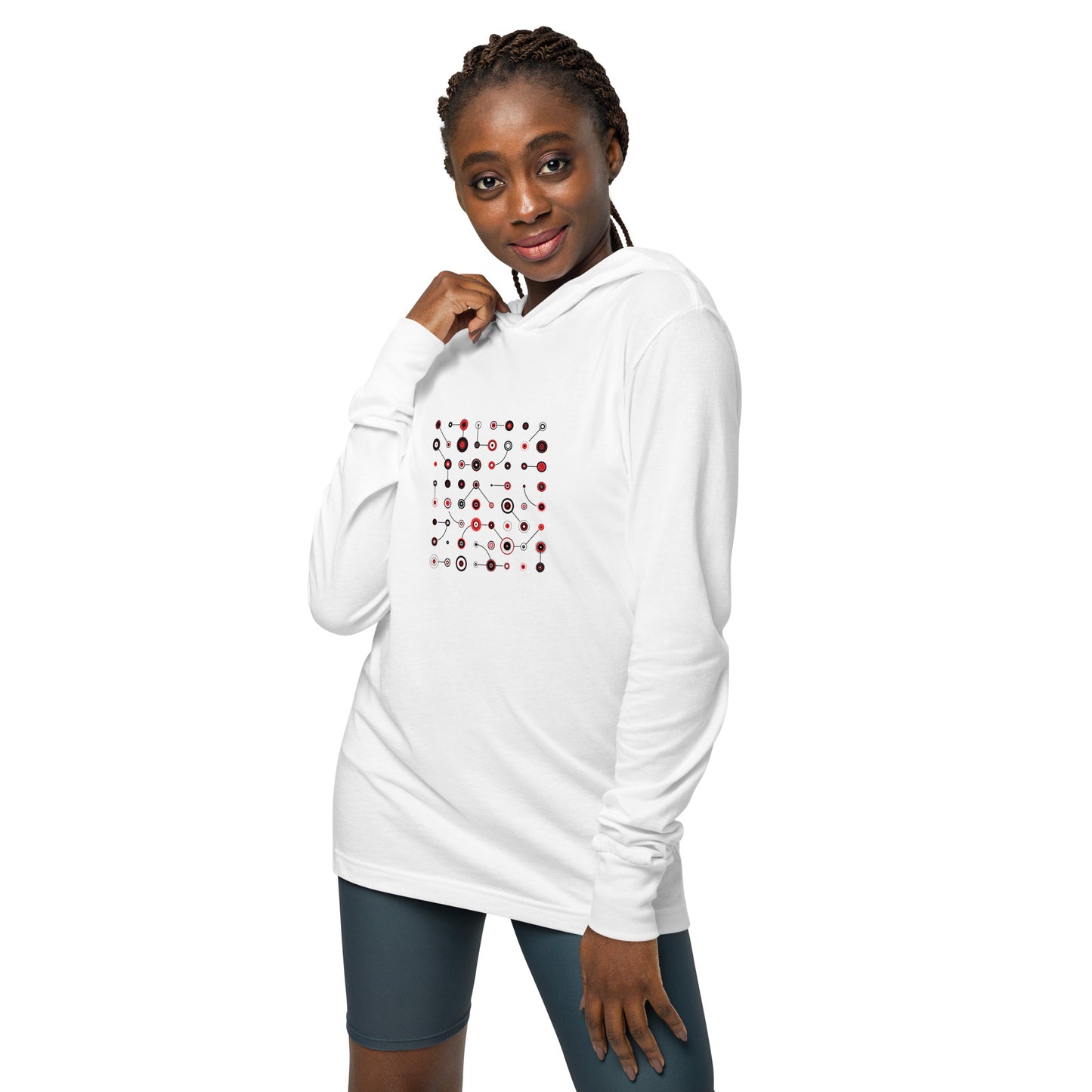 Cheeky Art - unisex hooded long-sleeve tee