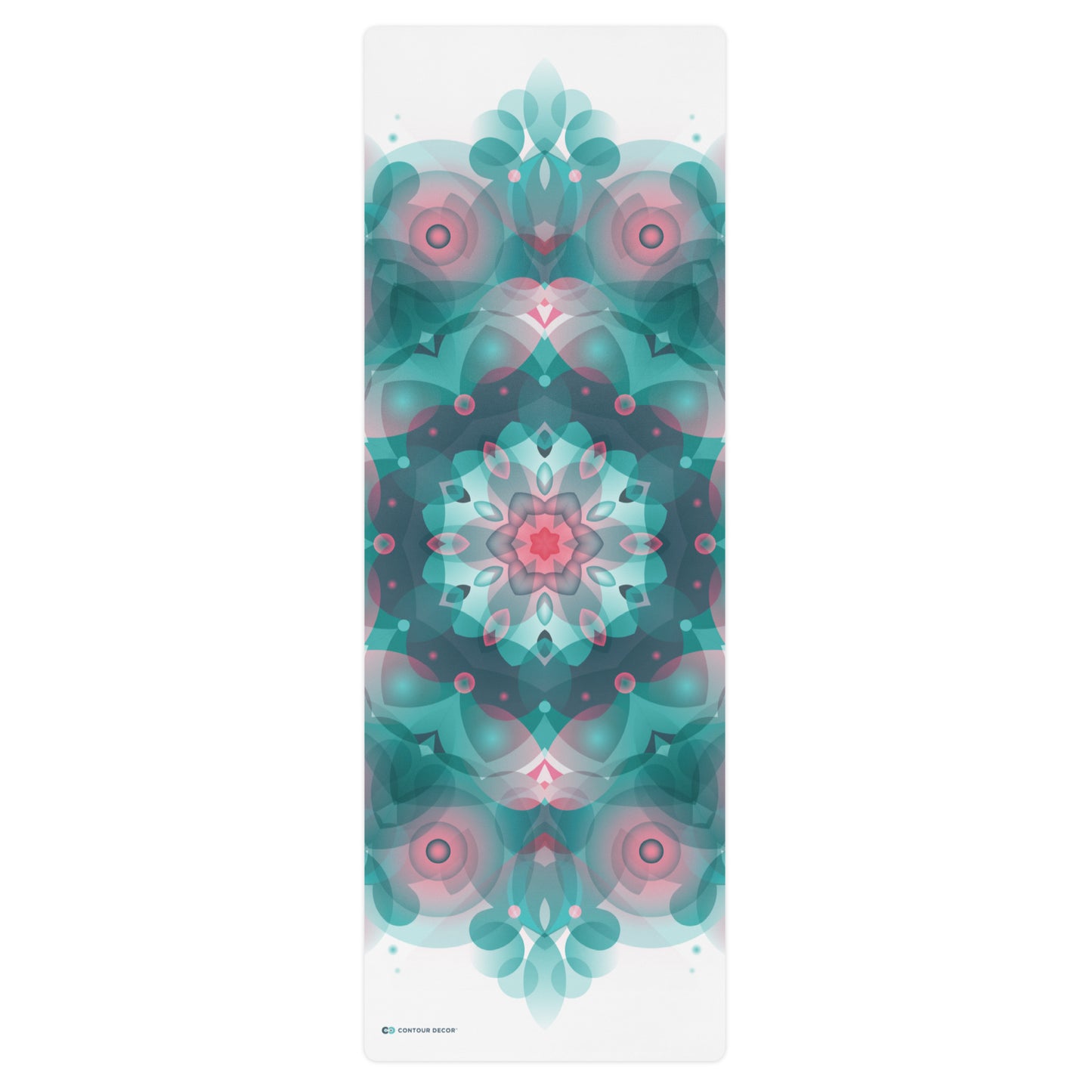 Yoga mat - Mandala V Pink Emerald