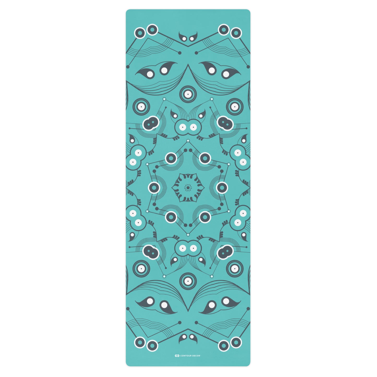 Yoga mat - Mandala II Turquoise